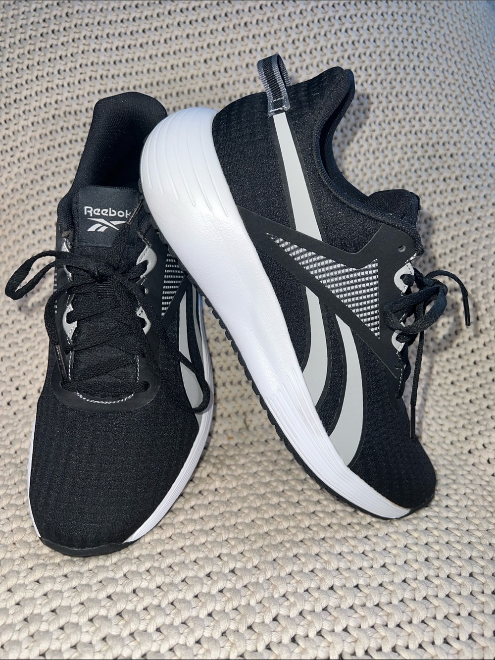 Reebok Women’s Black and White Lightweight Running Shoes